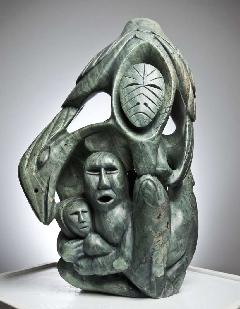 inuit soapstone sculptures