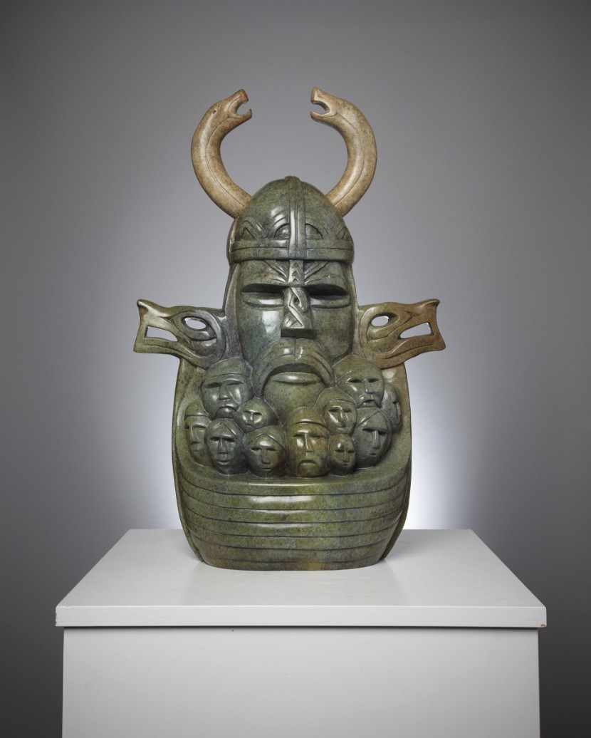 Odin Bronze sculpture