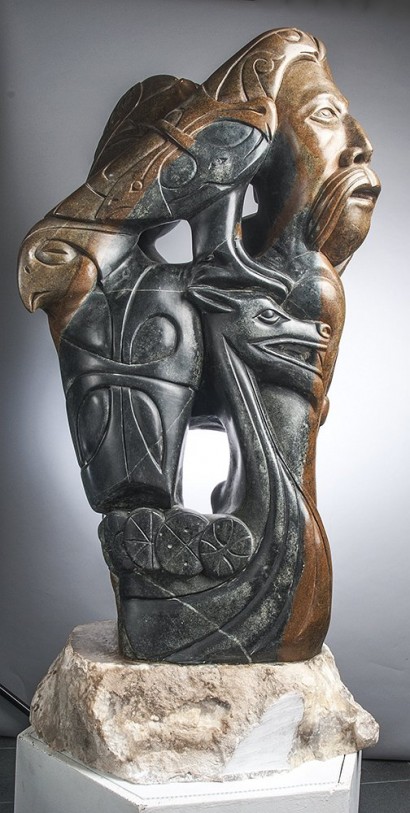 Vikings art sculpture